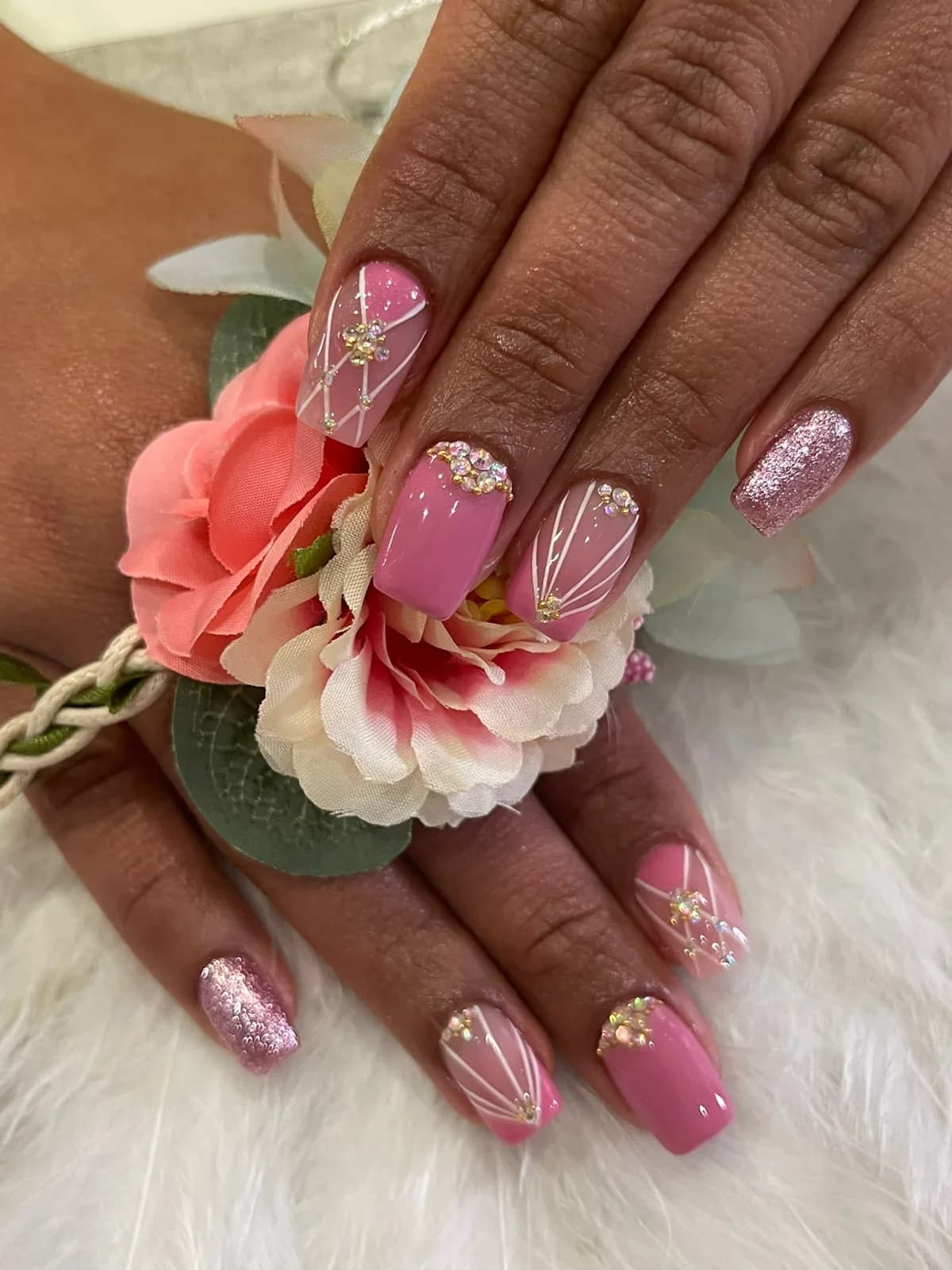 Uñas en gel realizado por Sandra — 2